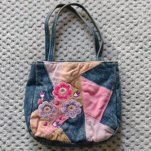 The Children's Place Vintage Embroidered Denim Girls Purse